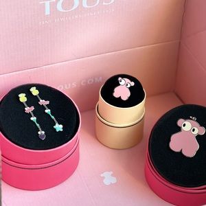 TOUS FACE LOOK COLLECTION Earrings, Ring and Pendant
